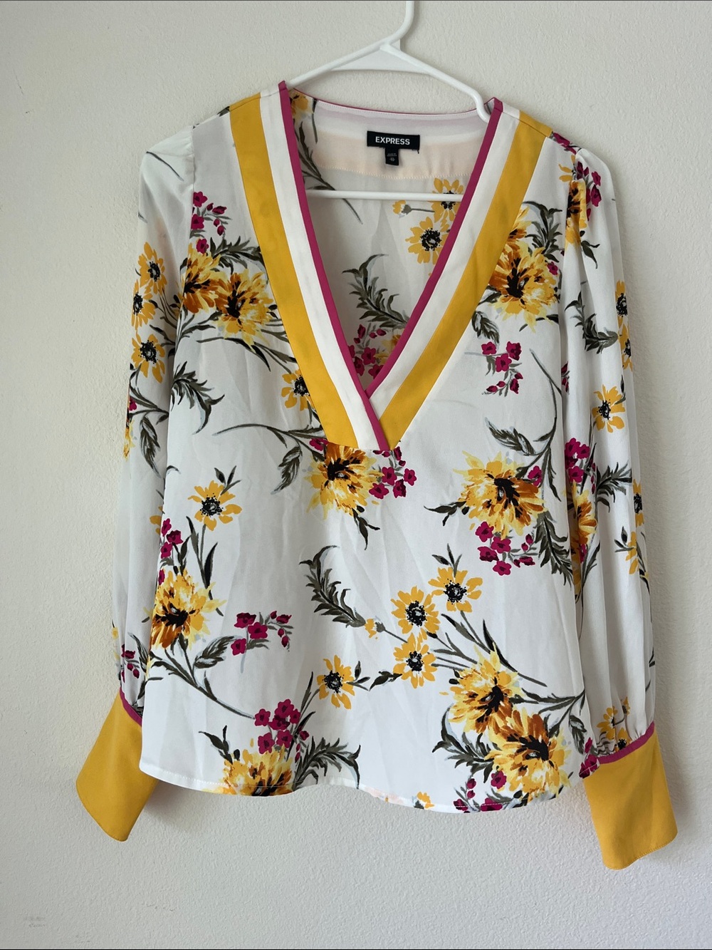 Express Floral Blouse Size XS